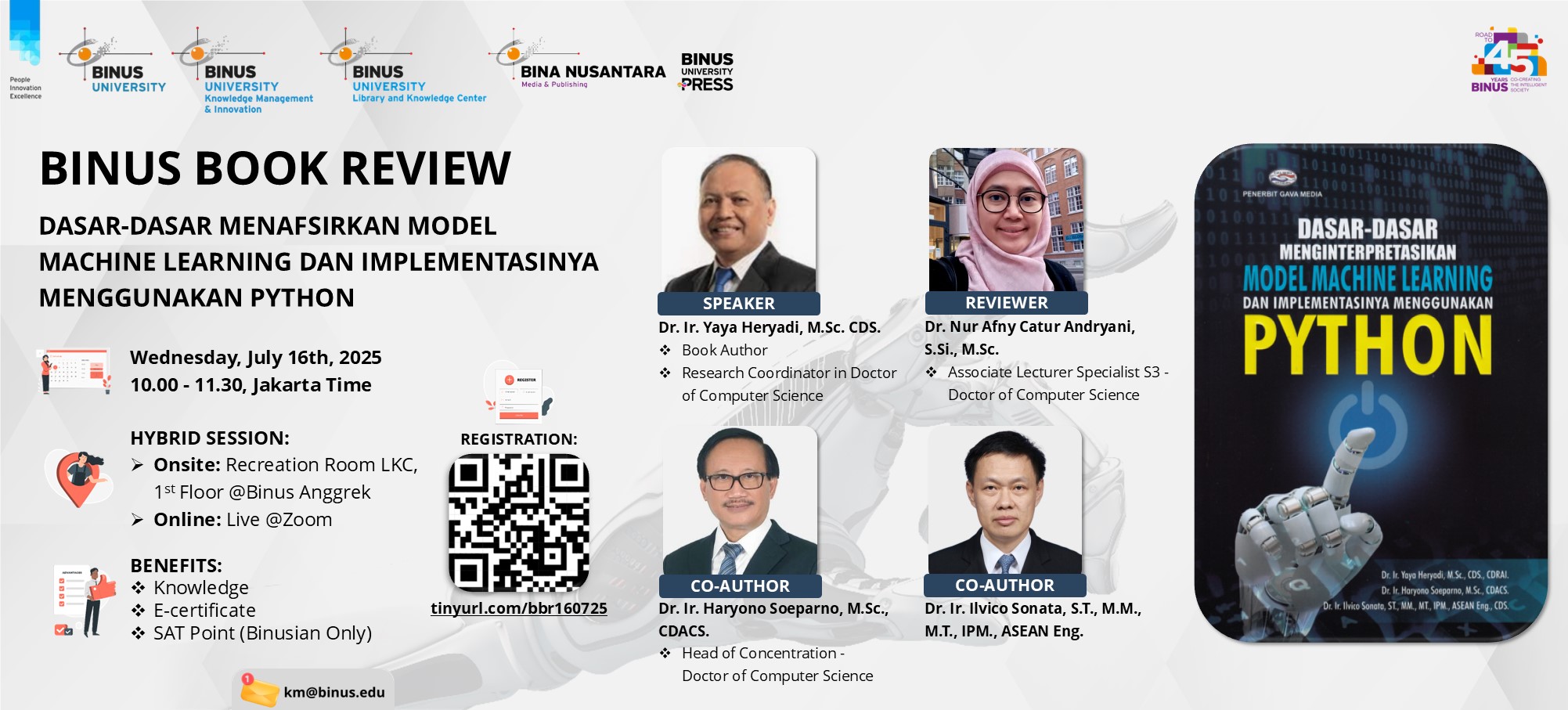 BINUS Book Review - Dasar-Dasar Menginterpretasikan Model Machine Learning