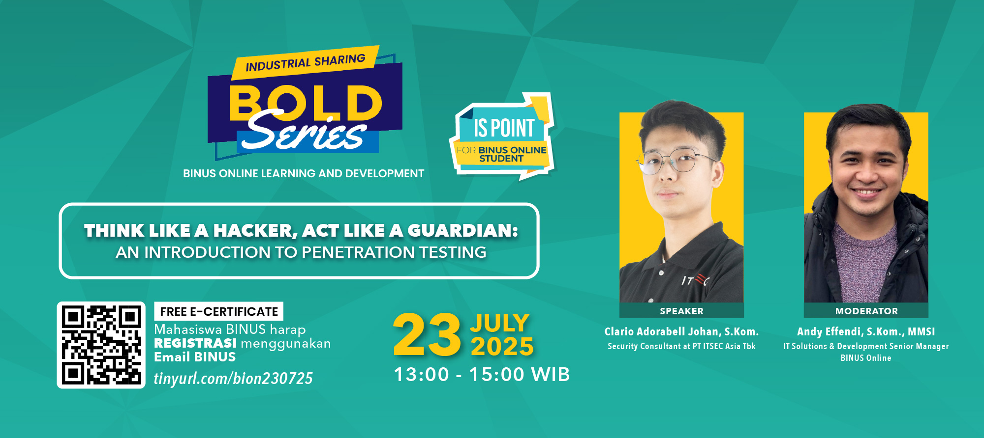 BOLD Series Industrial Sharing: Think Like a Hacker, Act Like a Guardian: An Introduction to Penetration Testing